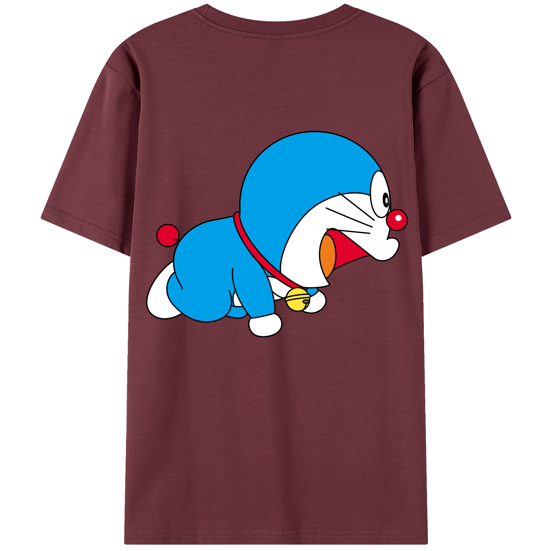（画像用） ドラえもん Doraemon 綿100％半袖Tシャツ（背面プリント）